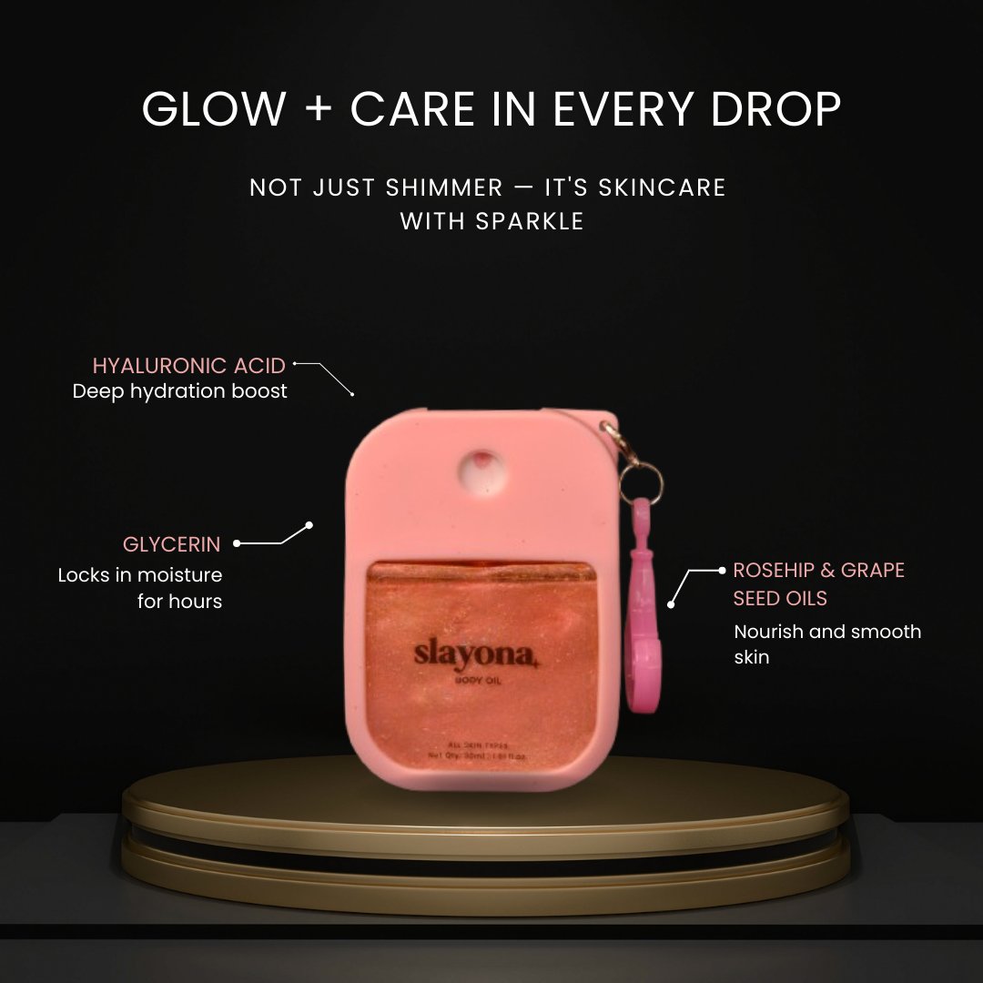 Slayona Pink Body Shimmer