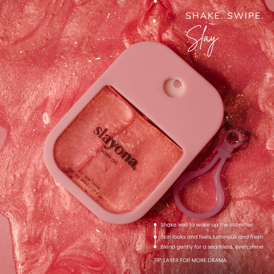 Slayona Pink Body Shimmer