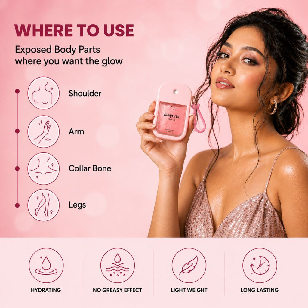 Slayona Body Shimmer Pink